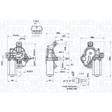 Magneti Marelli | Wischermotor | 064342011010