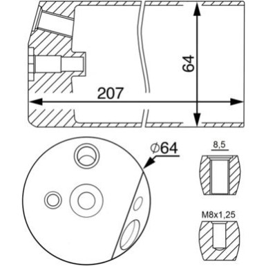 Mahle | Trockner, Klimaanlage | AD 14 000S