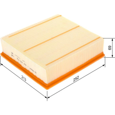 BOSCH 1 457 433 772 Luftfilter BOSCH 1 457 433 772 Luftfilter