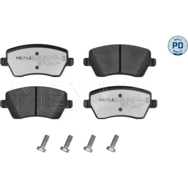 025 239 7317/PD Bremsbelagsatz, Scheibenbremse MEYLE-PD: Advanced performance and design.
