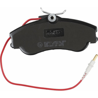 GDB1260 Bremsbelagsatz, Scheibenbremse COTEC