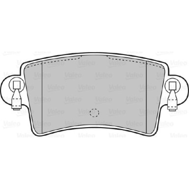 598538 Bremsbelagsatz, Scheibenbremse