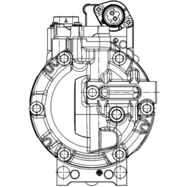 Mahle | Kompressor, Klimaanlage | ACP 1453 000P