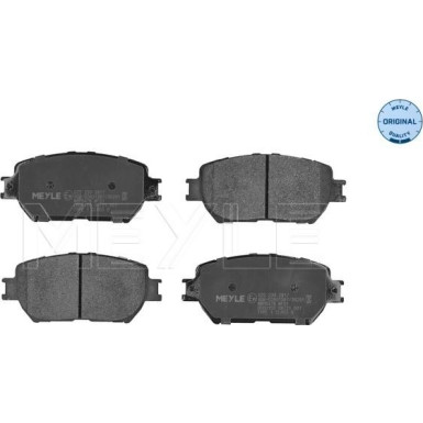 Meyle Bremsbelagsatz, Scheibenbremse MEYLE-ORIGINAL: True to OE 025 239 2817