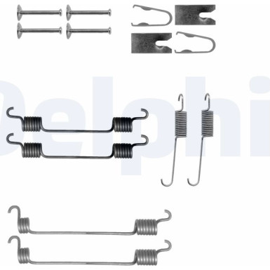LY1293 Zubehörsatz, Bremsbacken