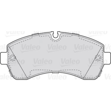 Valeo | Bremsbelagsatz, Scheibenbremse | 301881