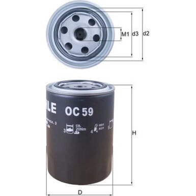 OC 59 Ölfilter