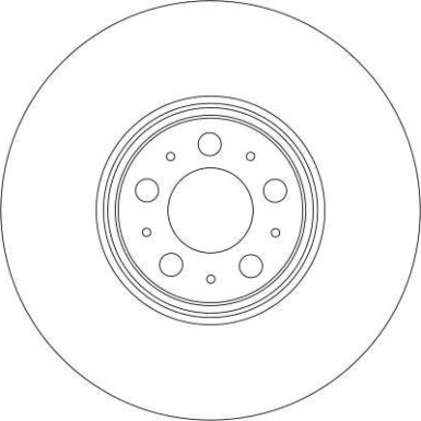 Bremsscheibe TRW SINGLE DF4340S