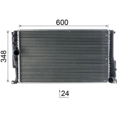 Mahle | Kühler, Motorkühlung | CR 824 000P