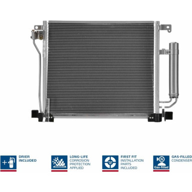 Nissens | Kondensator, Klimaanlage | 940555