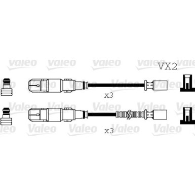 Valeo | Zündleitungssatz | 346071