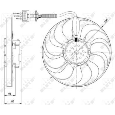 47392 Lüfter, Motorkühlung