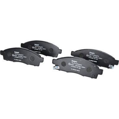 Delphi | Bremsbelagsatz, Scheibenbremse | LP3285