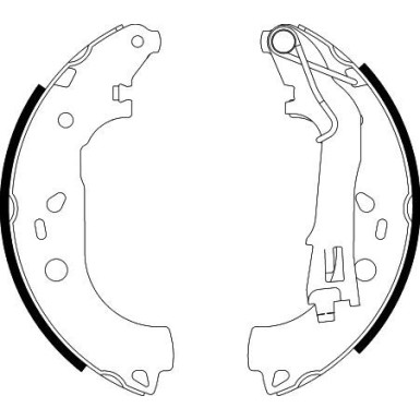 8DB 355 003-051 Bremsbackensatz