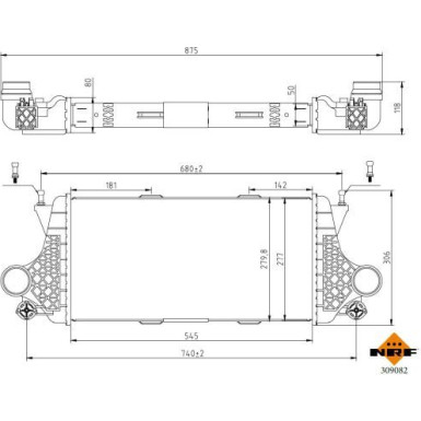 309082 Ladeluftkühler 309082 Ladeluftkühler