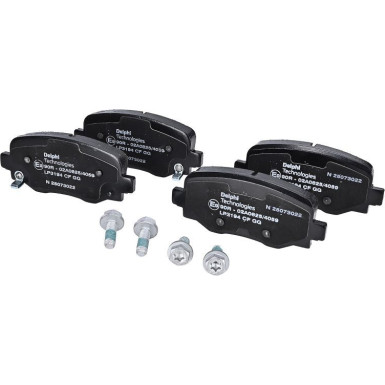 Delphi | Bremsbelagsatz, Scheibenbremse | LP3194