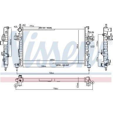 63094 Kühler, Motorkühlung