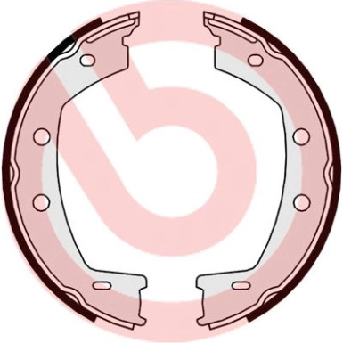 Brembo Bremsbackensatz, Feststellbremse ESSENTIAL LINE S 44 508