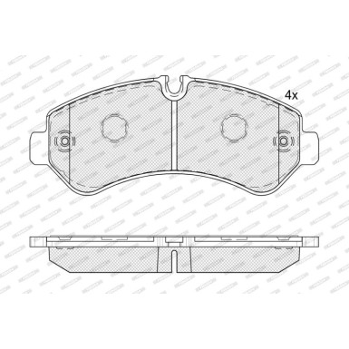 FVR5187 Bremsbelagsatz, Scheibenbremse PREMIER ECO FRICTION