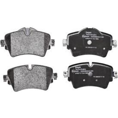 Delphi Bremsbelagsatz, Scheibenbremse LP2717