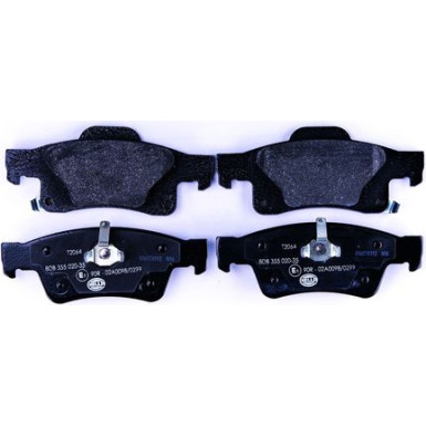 8DB 355 020-351 Bremsbelagsatz, Scheibenbremse