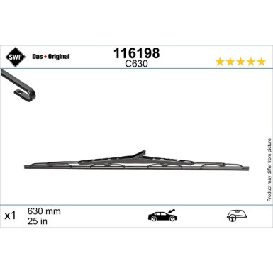 116198 Wischblatt DAS ORIGINAL SINGLE