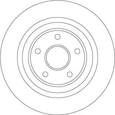 TRW | Bremsscheibe | DF4413BS
