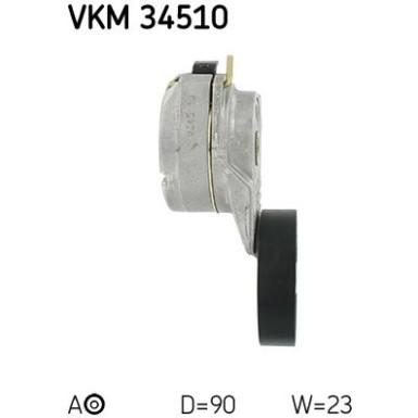 VKM 34510 Riemenspanner, Keilrippenriemen