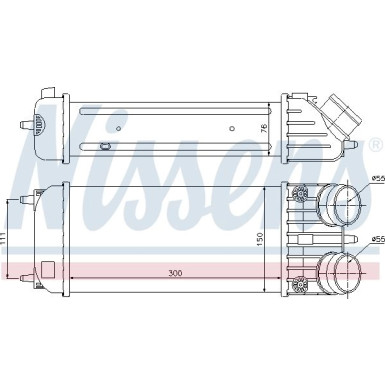 96593 Ladeluftkühler ** FIRST FIT **