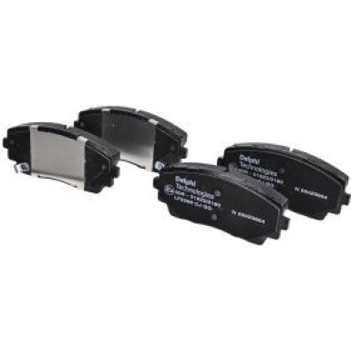 Delphi Bremsbelagsatz, Scheibenbremse LP2296