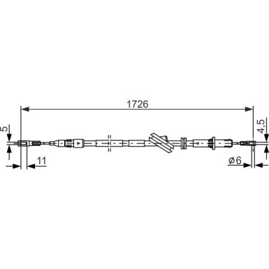 1 987 477 897 Seilzug, Feststellbremse