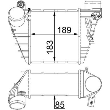 Mahle | Ladeluftkühler | CI 22 000S