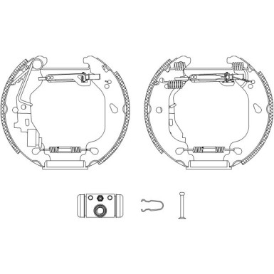 Hella | Bremsbackensatz | 8DB 355 004-761