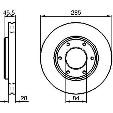 BOSCH | Bremsscheibe | 0 986 478 693