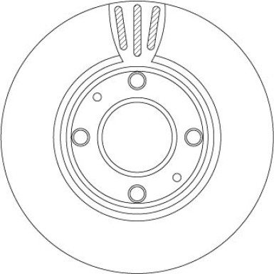 TRW | Bremsscheibe | DF4496