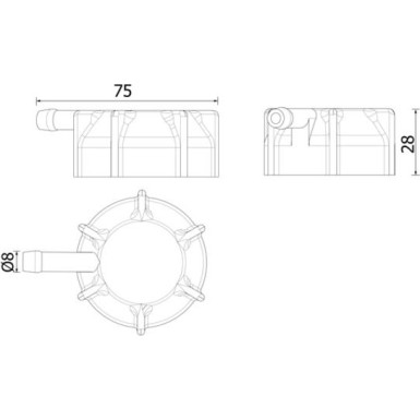 Mahle | Verschlussdeckel, Kühlmittelbehälter | CRB 145 000P