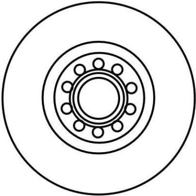 Bremsscheibe TRW SINGLE DF4262S