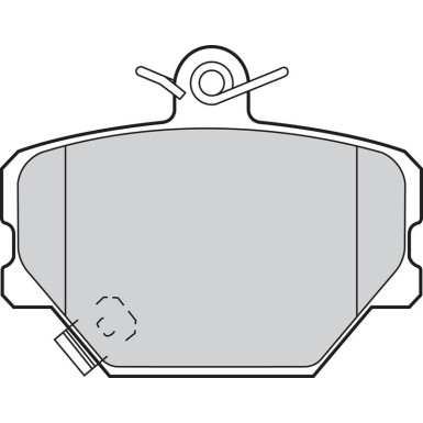 Valeo | Bremsbelagsatz, Scheibenbremse | 302015
