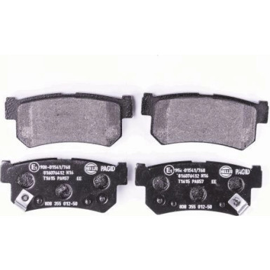 Hella Pagid | Bremsbelagsatz, Scheibenbremse | 8DB 355 012-501