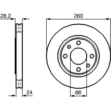 BOSCH | Bremsscheibe | 0 986 478 830