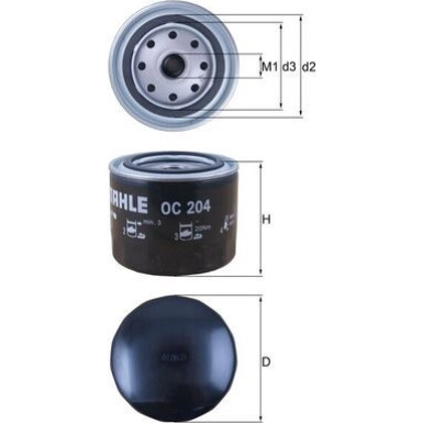 OC 204 Ölfilter