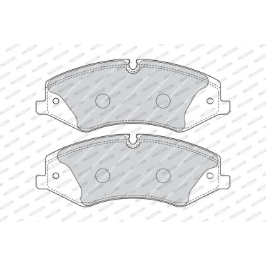 Ferodo Bremsbelagsatz, Scheibenbremse PREMIER FUSE+ Technology FDB4104