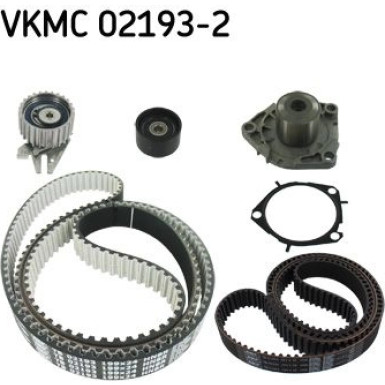 SKF | Wasserpumpe + Zahnriemensatz | VKMC 02193-2
