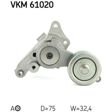 VKM 61020 Riemenspanner, Keilrippenriemen