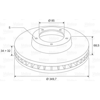 197535 Bremsscheibe 197535 Bremsscheibe