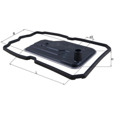 HX 124D Hydraulikfilter, Automatikgetriebe