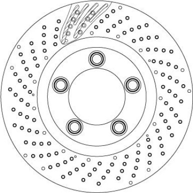 DF6542S Bremsscheibe TRW SINGLE