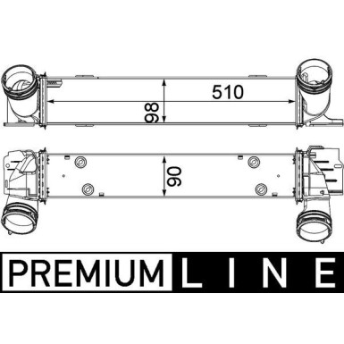 Mahle | Ladeluftkühler | CI 146 000P