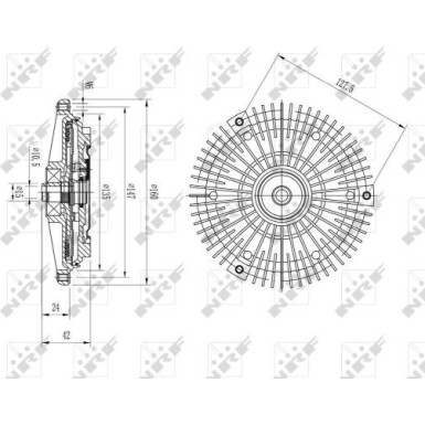 49617 Kupplung, Kühlerlüfter 49617 Kupplung, Kühlerlüfter