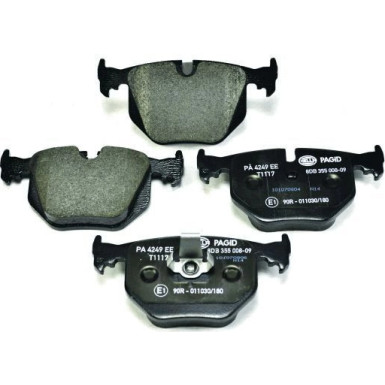 Hella Pagid | Bremsbelagsatz, Scheibenbremse | 8DB 355 008-091